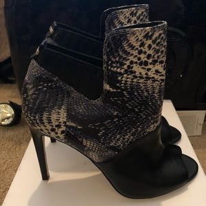 SnakeSkin Ankle Boots by CALVIN KLIEN